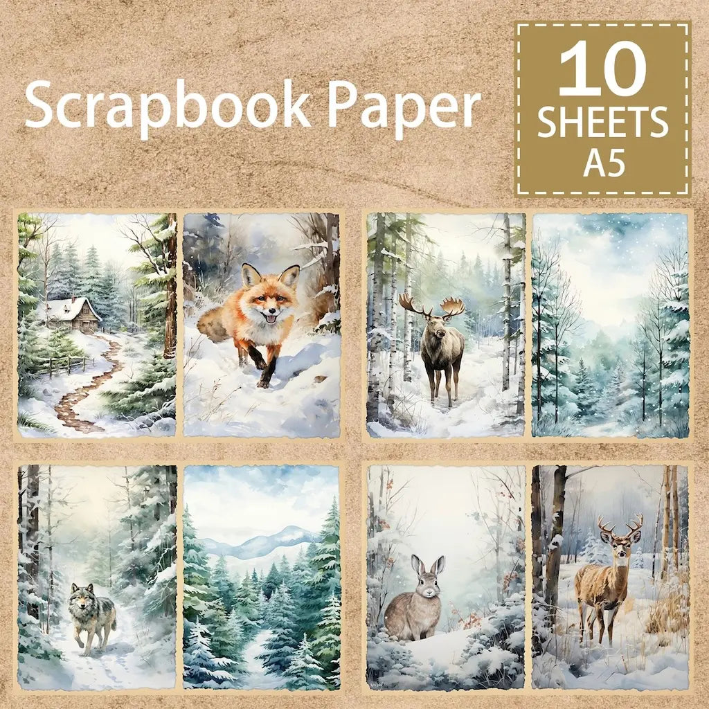 Papier Scrapbooking Animaux