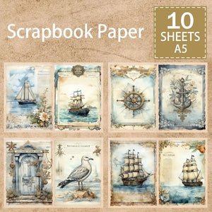 Papier Scrapbooking Bateau