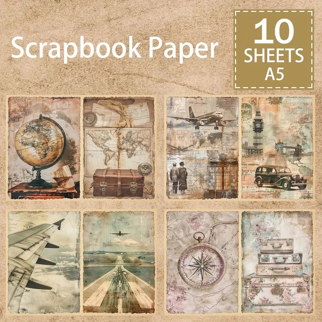 Papier Scrapbooking Carte du Monde