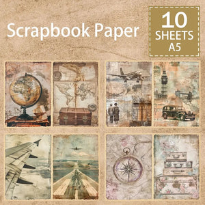 Papier Scrapbooking Carte du Monde