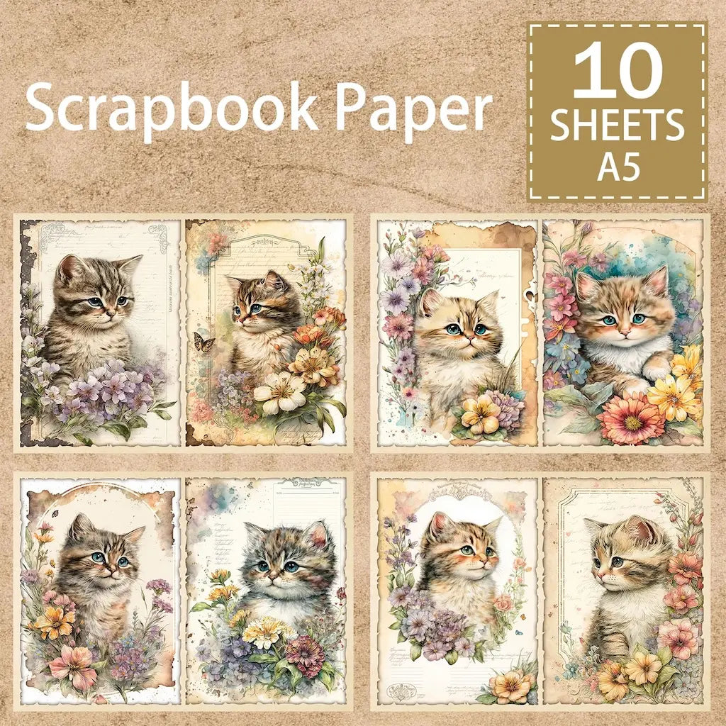 Papier Scrapbooking Chat