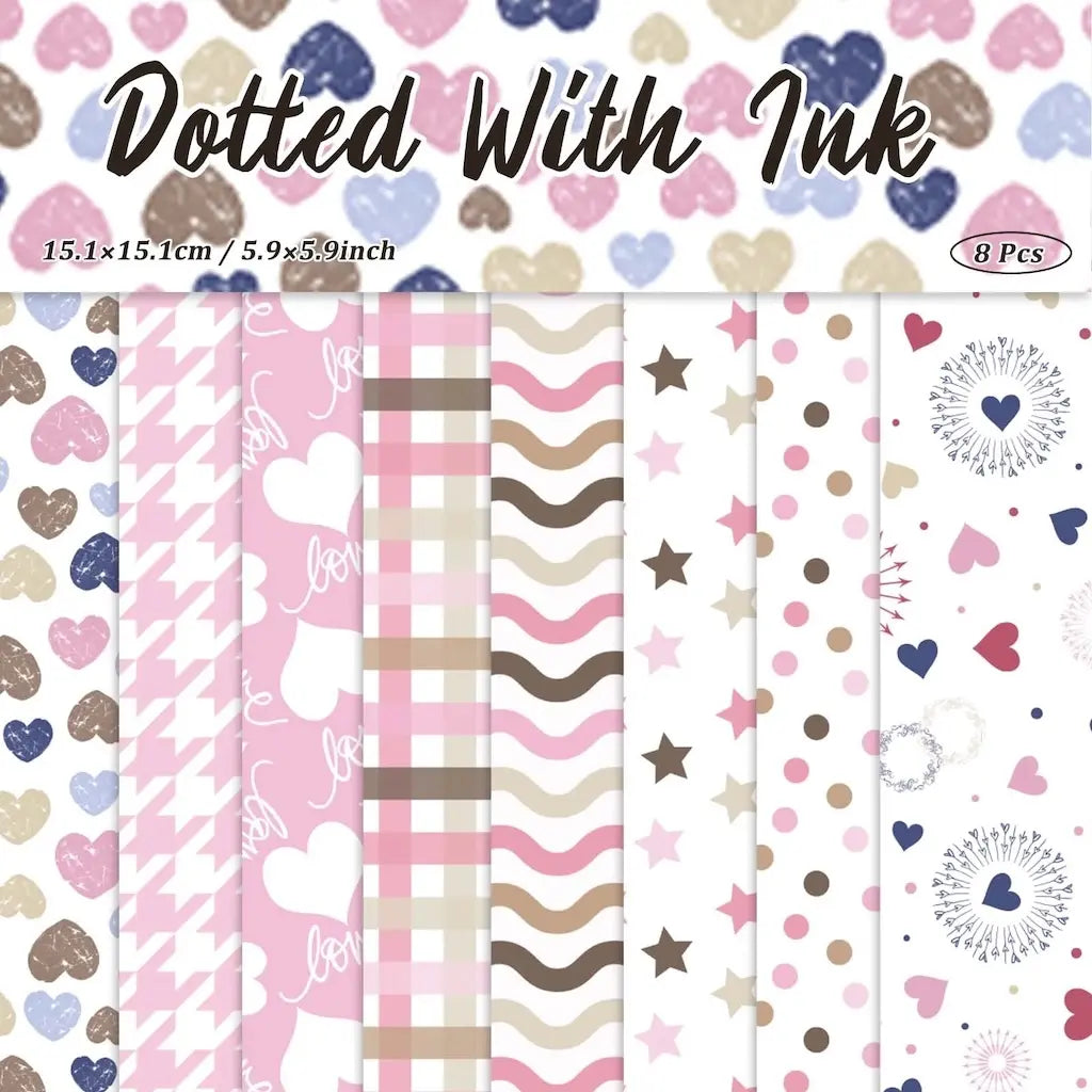 Papier Scrapbooking Cœur