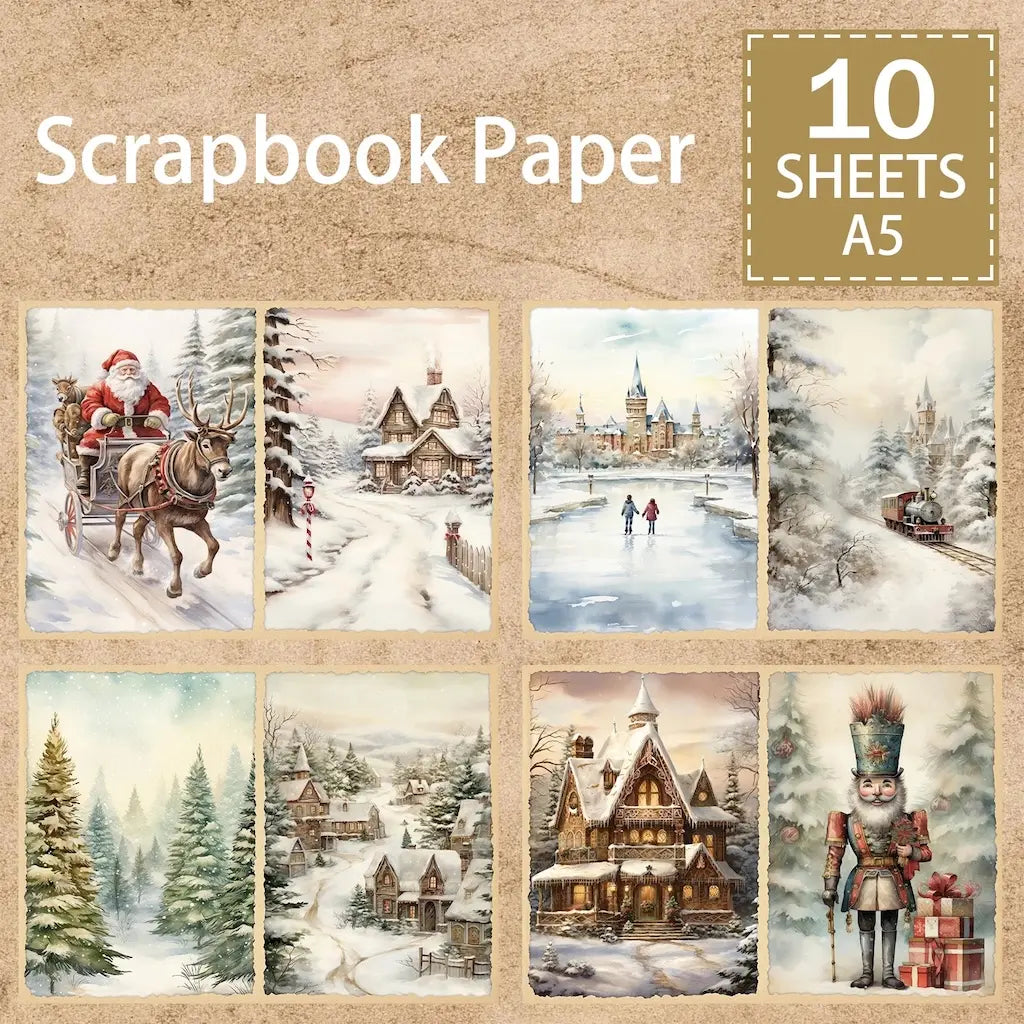 Papier Scrapbooking Esprit Hiver