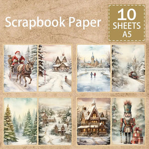 Papier Scrapbooking Esprit Hiver