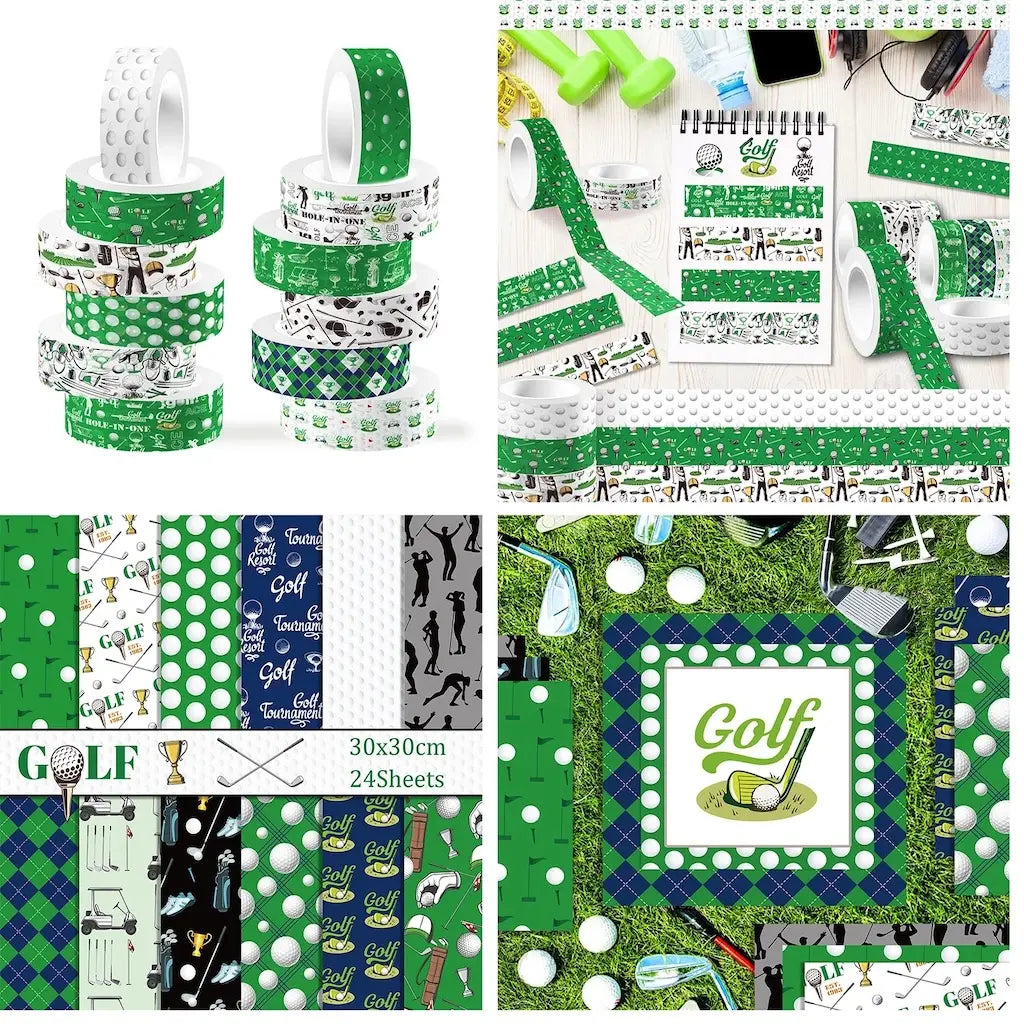 Papier Scrapbooking Golf