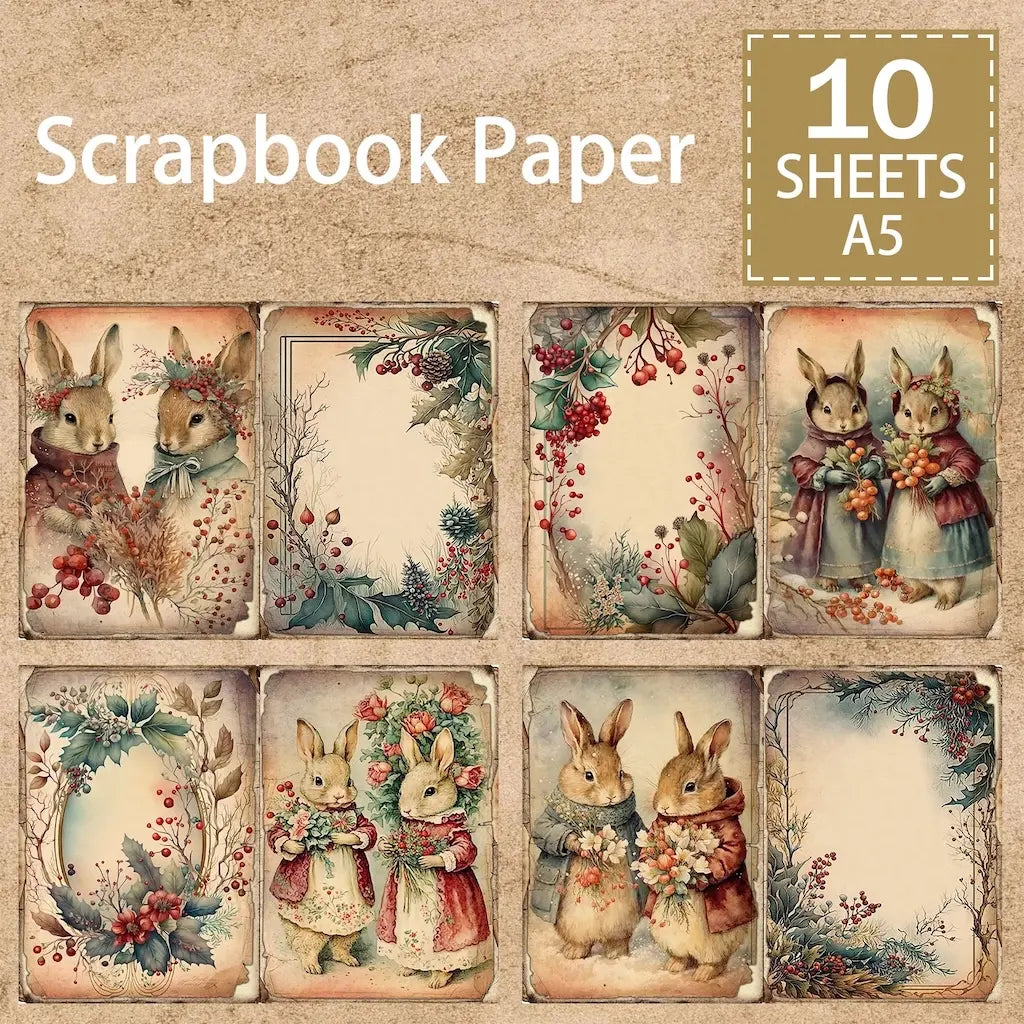 Papier Scrapbooking Lapin