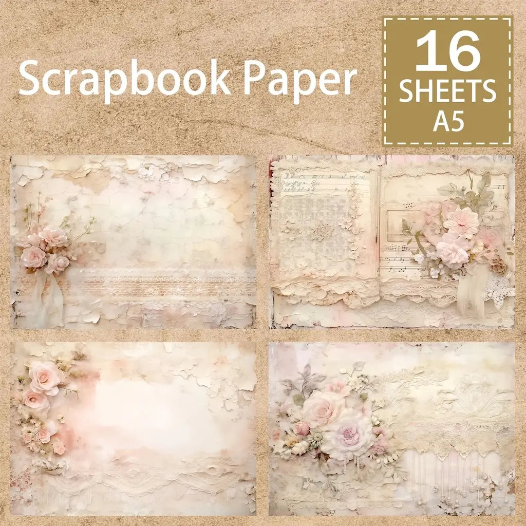 Papier Scrapbooking Naissance Fille
