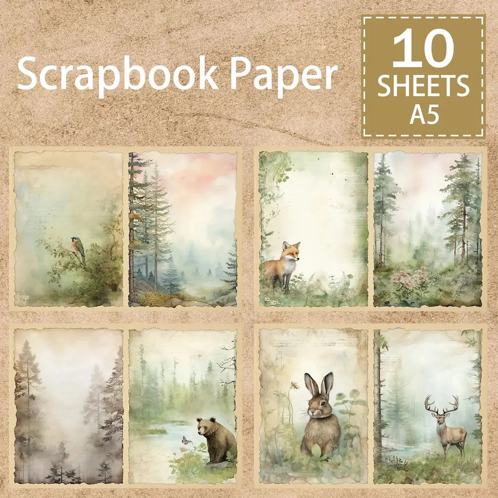 Papier Scrapbooking Nature