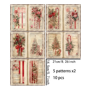 Papier Scrapbooking Sucre d'Orge
