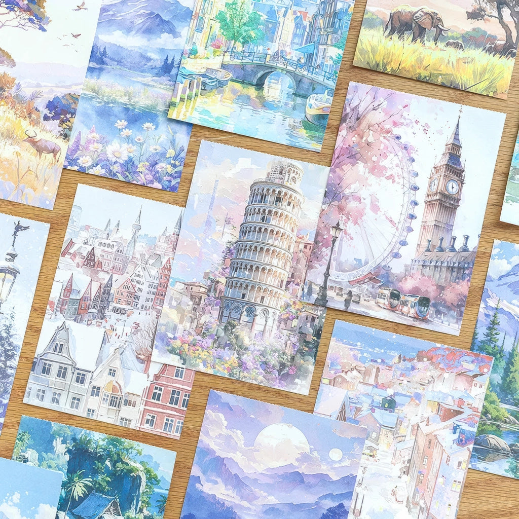 Papier Scrapbooking Thème Voyage