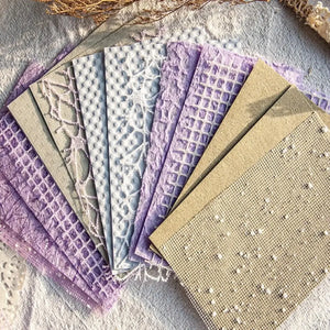 Papier Tissu Scrapbooking Lavande