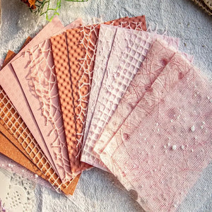 Papier Tissu Scrapbooking Rouge
