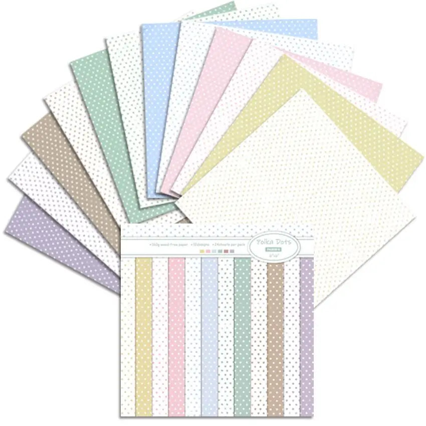 Papier Scrapbook à Pois