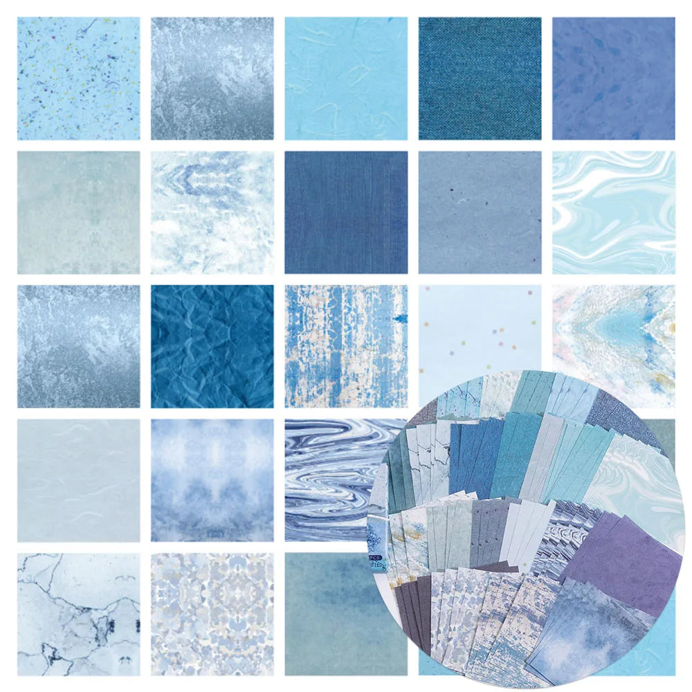 Papier Scrapbook Turquoise