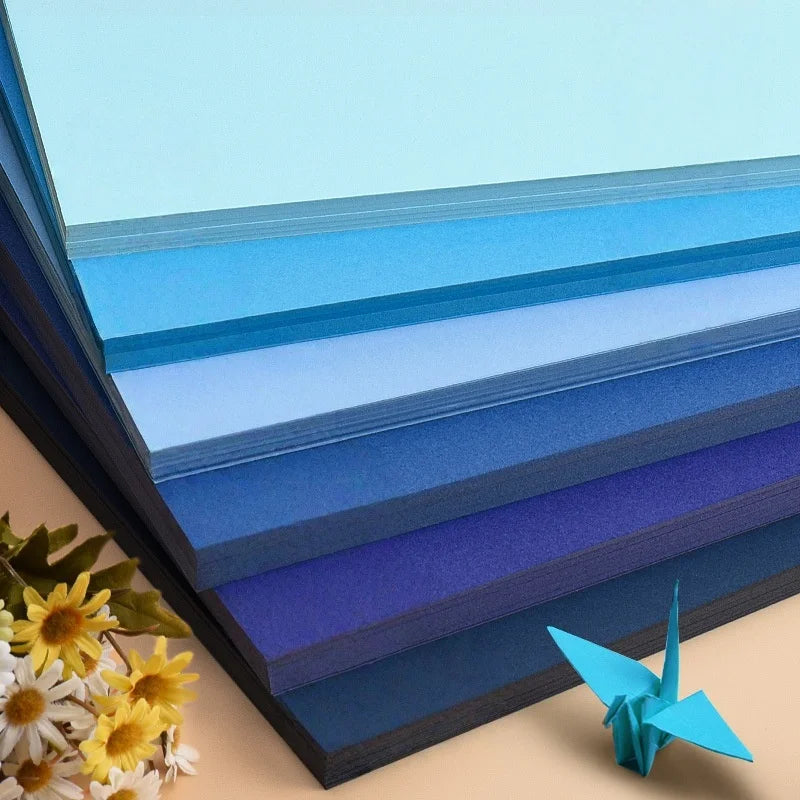 Papier Scrapbooking Bleu Turquoise