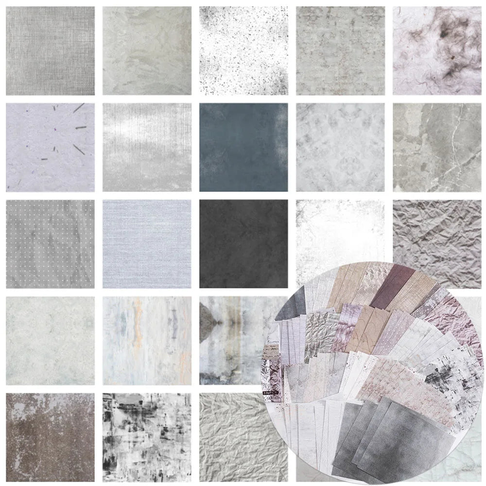 Papier Scrapbooking Gris