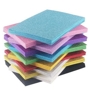 Papier Scrapbooking Paillettes