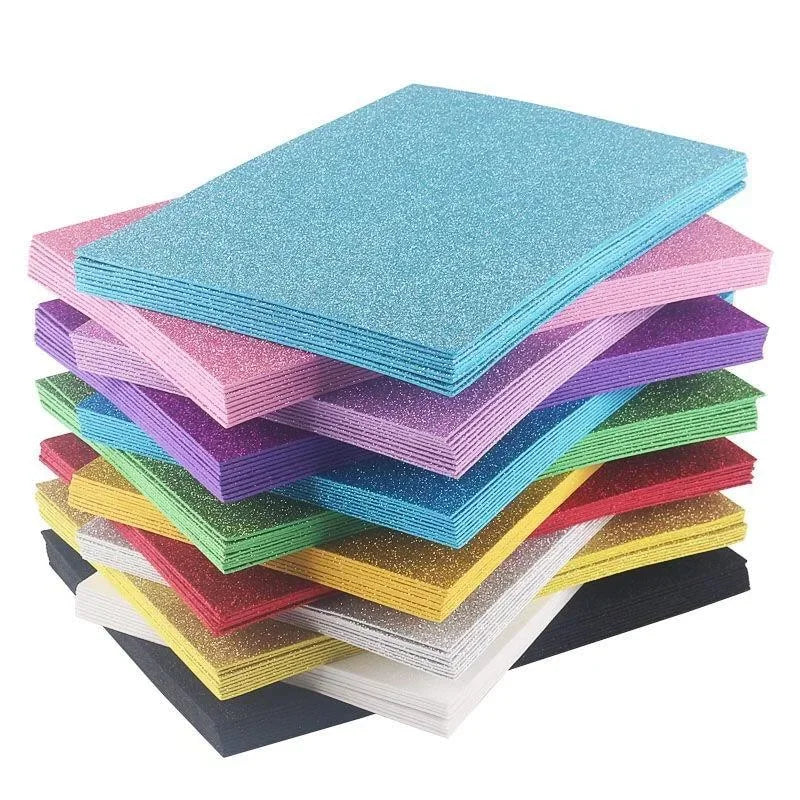 Papier Scrapbooking Paillettes