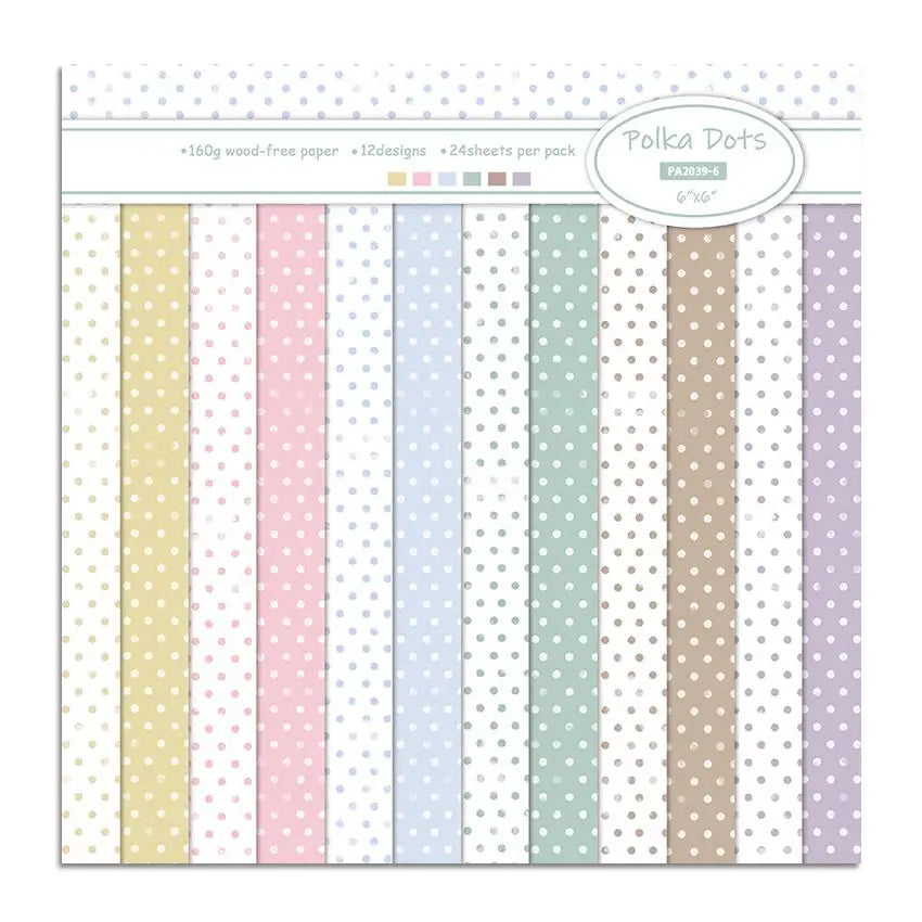 Papier Scrapbooking à Pois