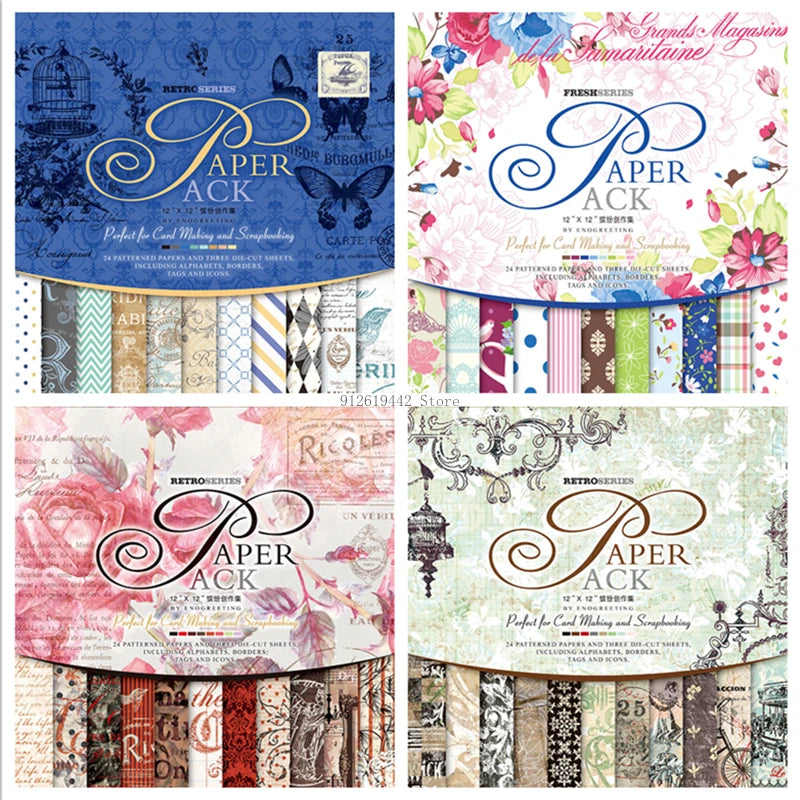 Papier Scrapbooking Recto Verso