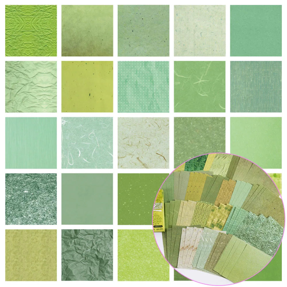 Papier Scrapbooking Vert