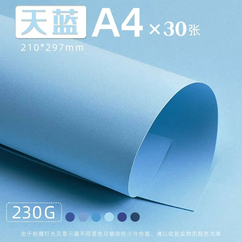 Papier pour Scrapbooking Bleu
