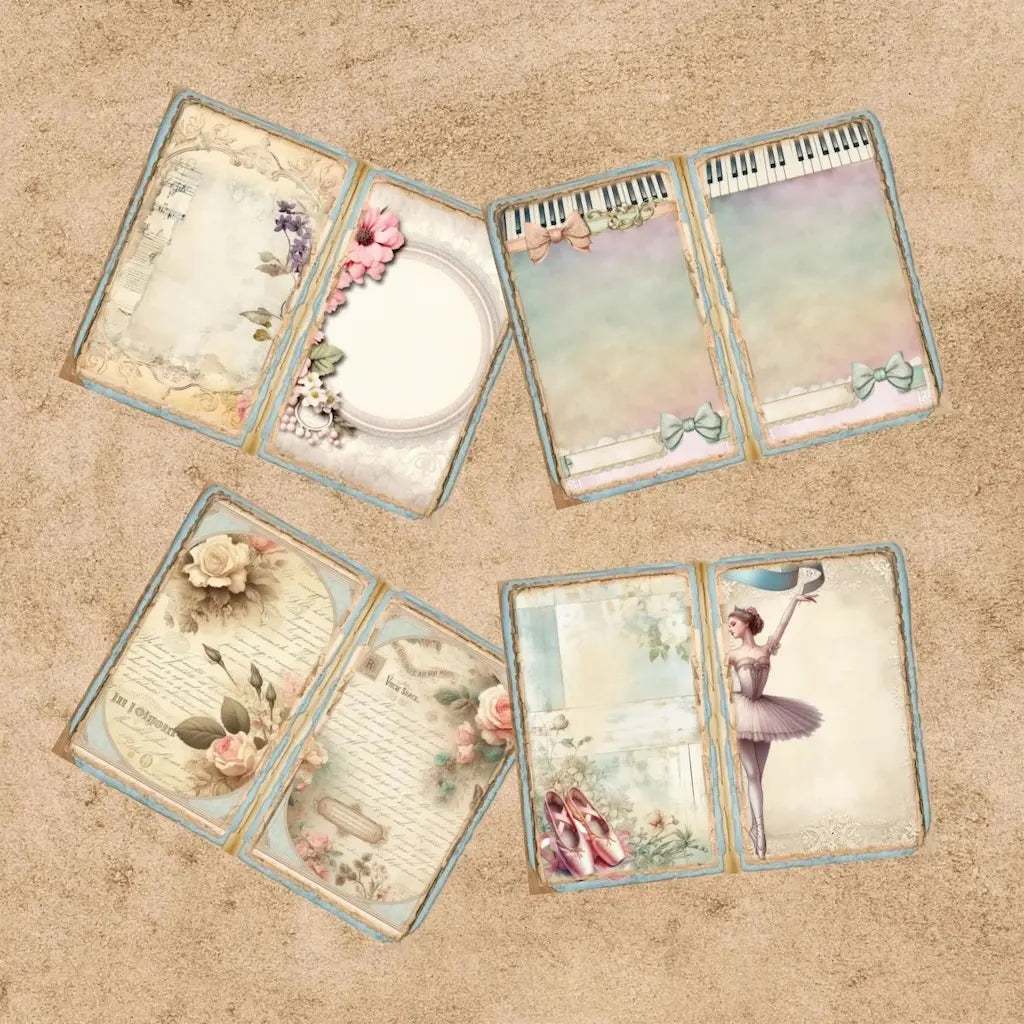 Papier de Scrapbook Danse