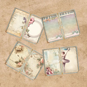 Papier de Scrapbook Danse