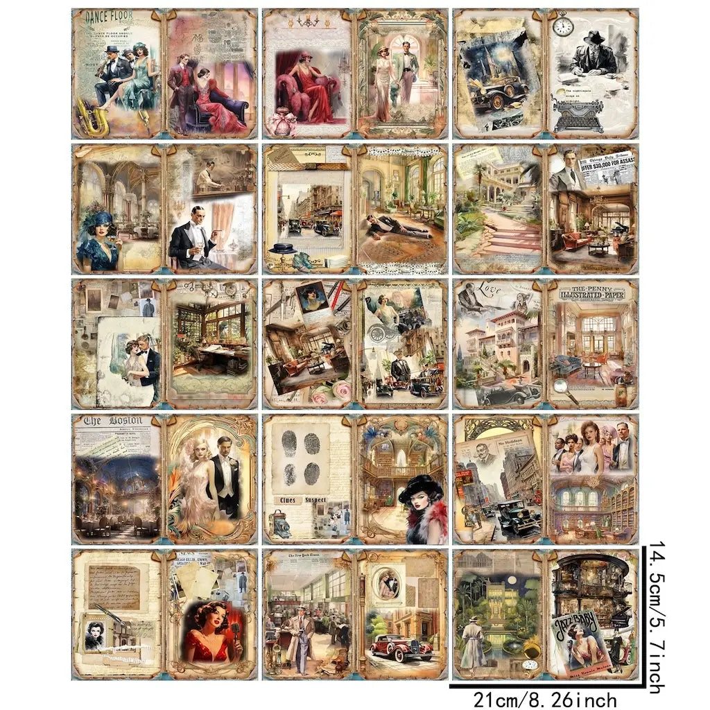 Papier de Scrapbook Policier