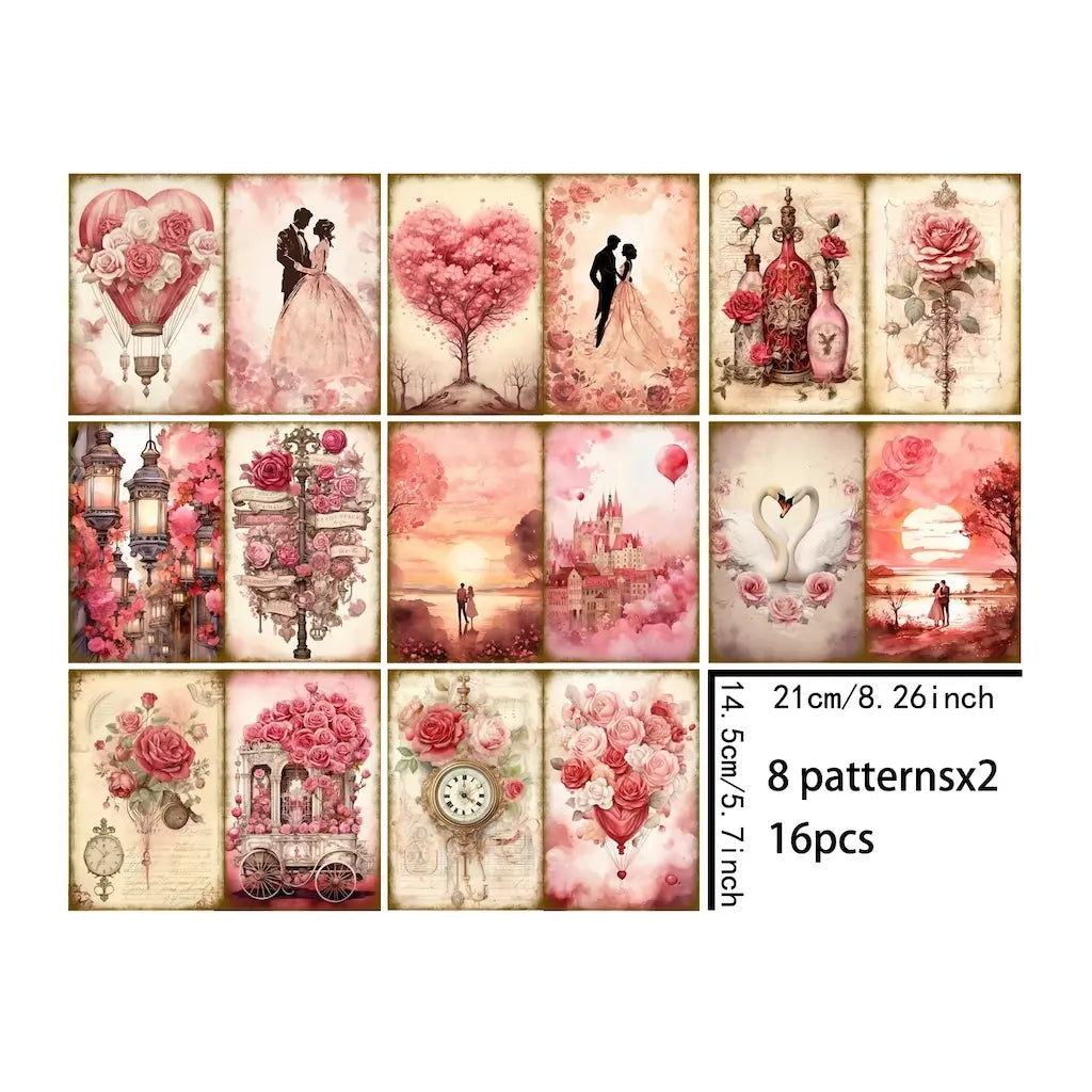 Papier de Scrapbooking Amour