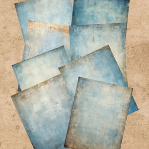 Papier de Scrapbooking Bleu