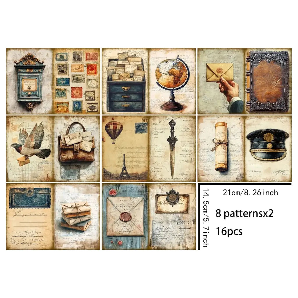 Papier de Scrapbooking Courrier