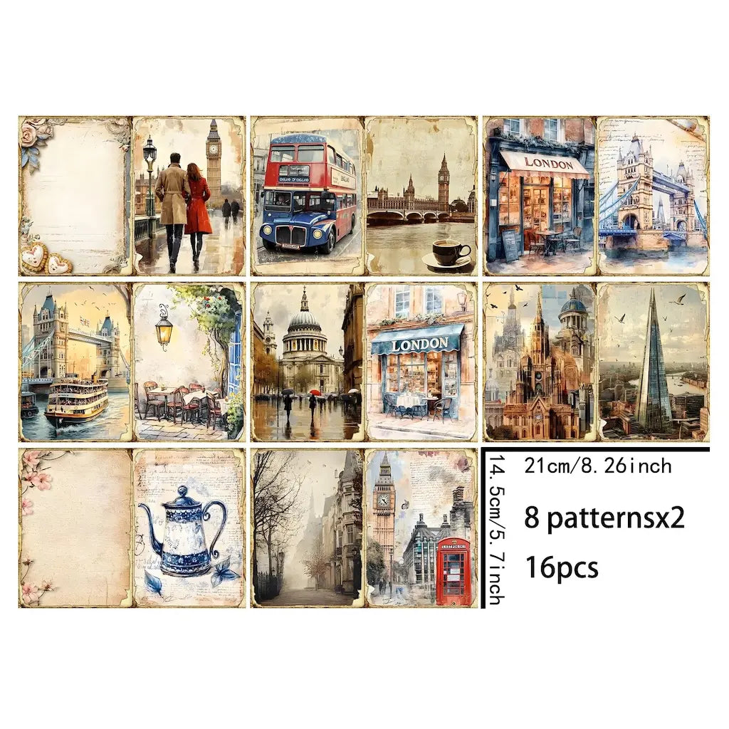 Papier de Scrapbooking Londres