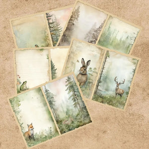 Papier de Scrapbooking Nature