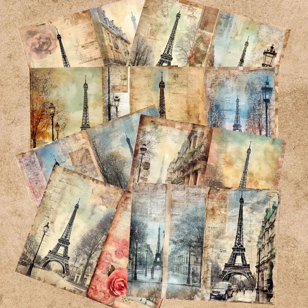 Papier de Scrapbooking Paris