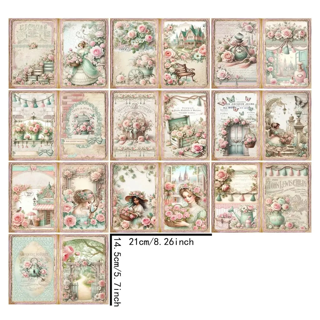 Papier de Scrapbooking Shabby Chic
