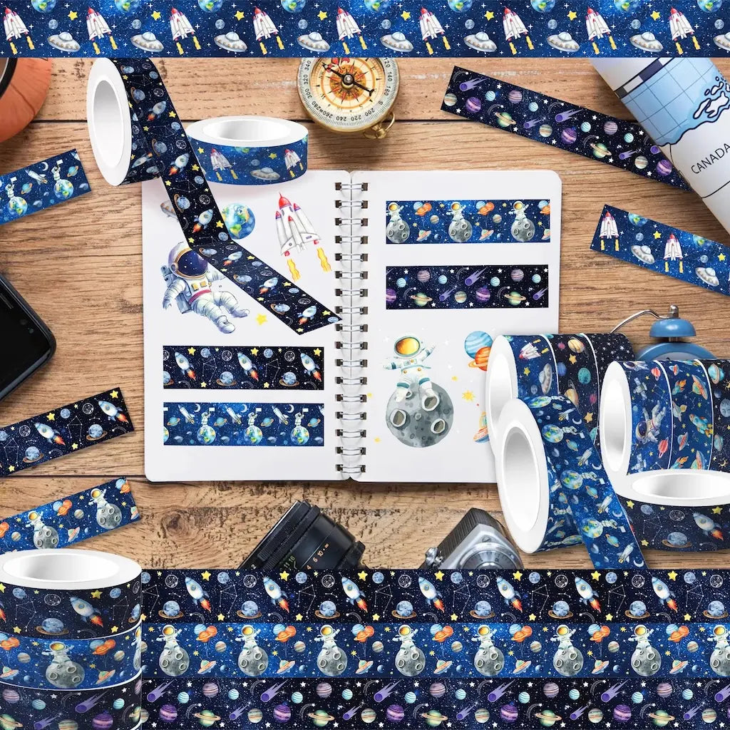 Papier pour Scrapbooking Espace