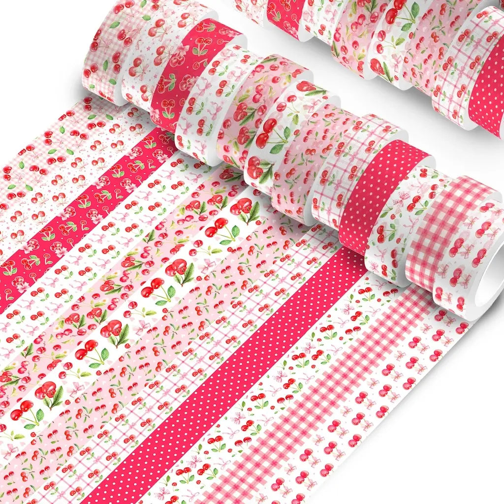 Ruban Scrapbooking Cerises