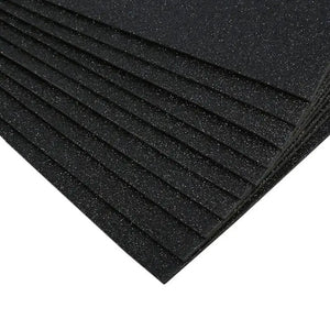 Papier Scrapbooking Paillettes Noir