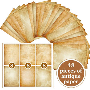 Papier Marron Vintage Scrapbook