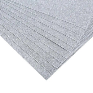 Papier Scrapbooking Paillettes Gris