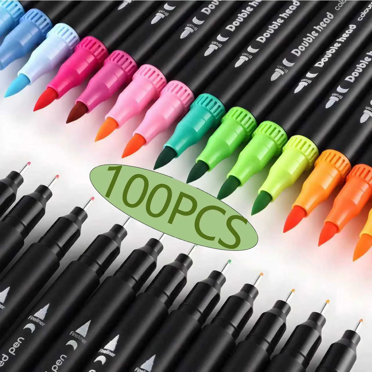 Coffret 100 Feutres Pinceaux