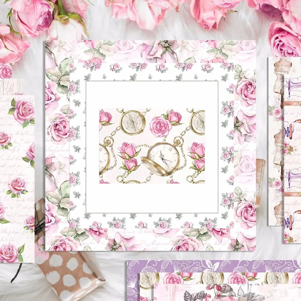 Papier pour Scrapbooking 30x30 Mariage