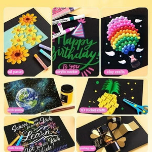 Papier de Scrapbooking Noir