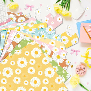 Papier de Scrapbook Marguerites