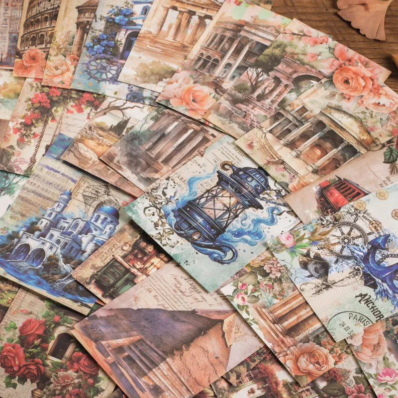 Papier de Scrapbooking Voyage