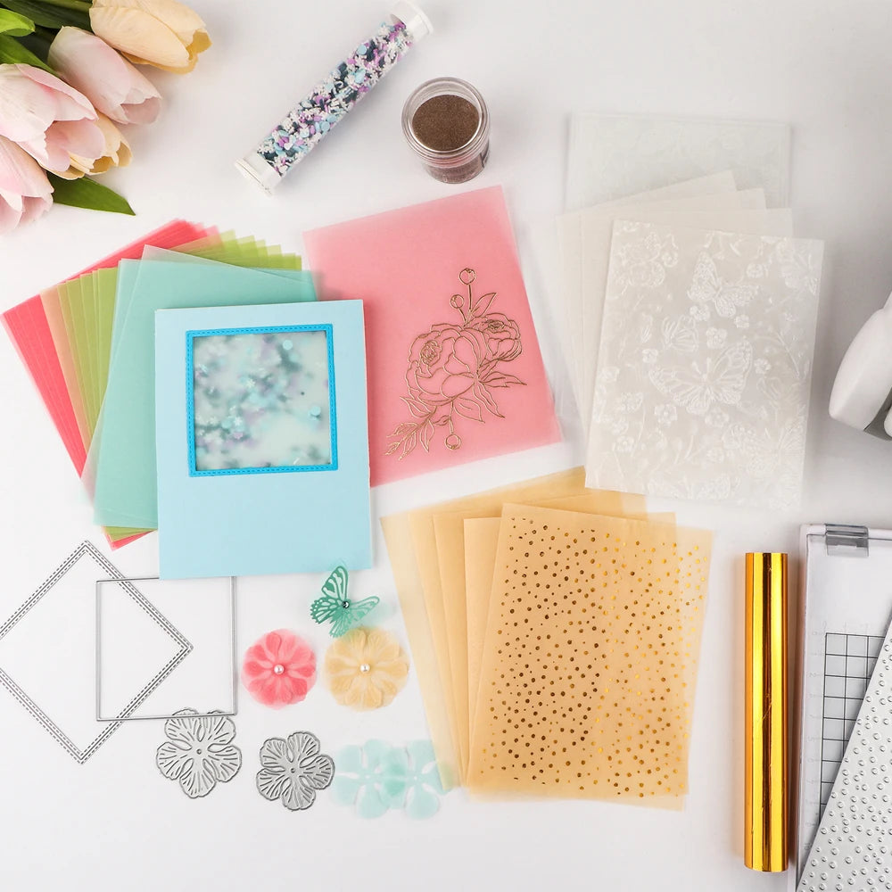Papier pour Scrapbooking Transparent