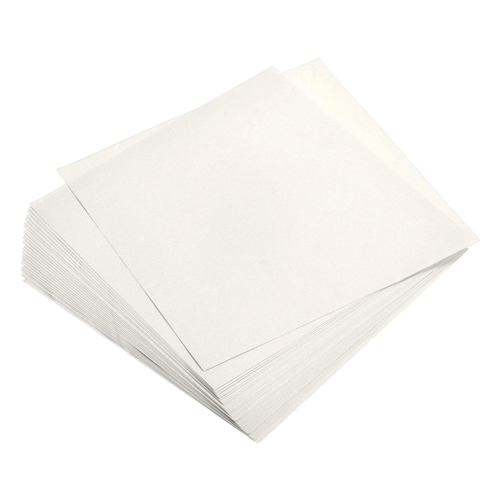 Papier Scrapbooking 15x15 Blanc