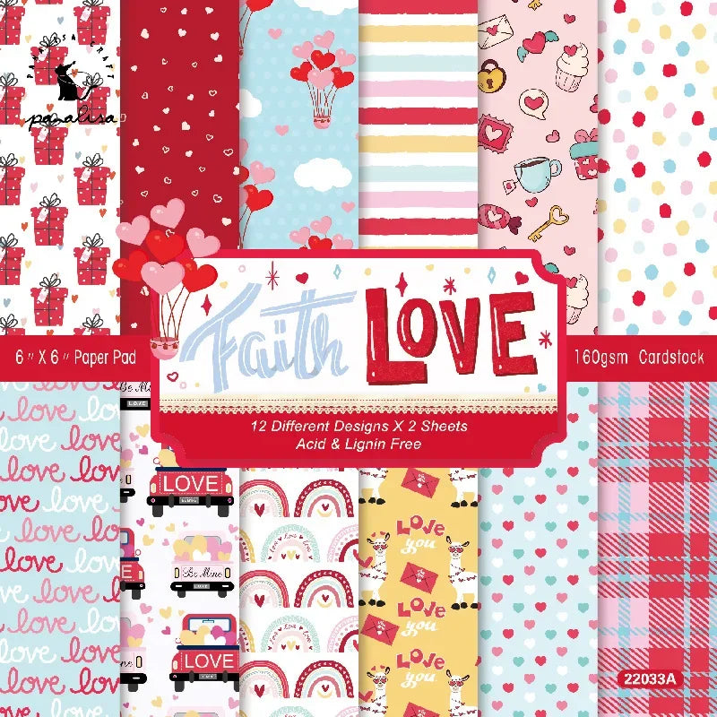Papier Scrapbook Love