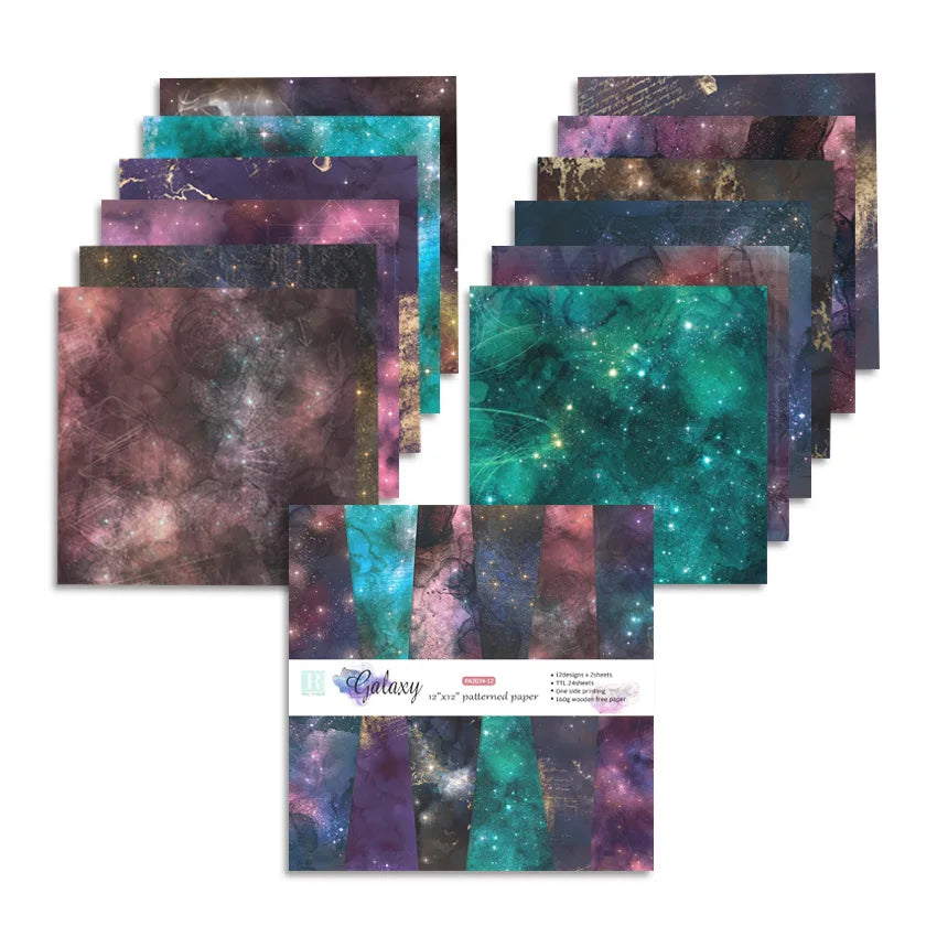 Papier Scrapbooking Galaxie